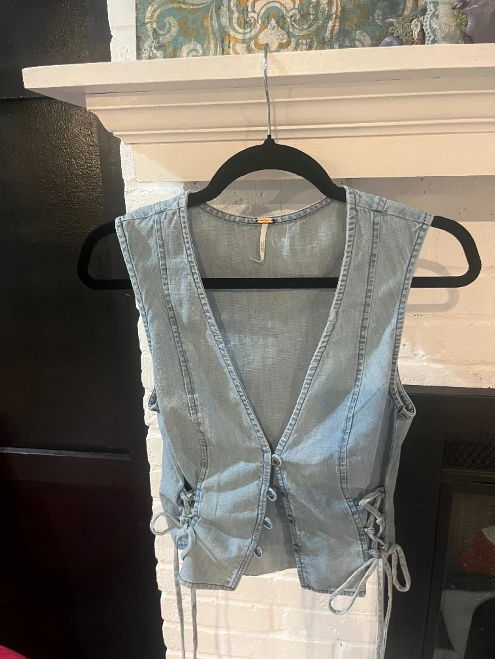 Free People | Denim Vest | XS - Picture 2 of 7